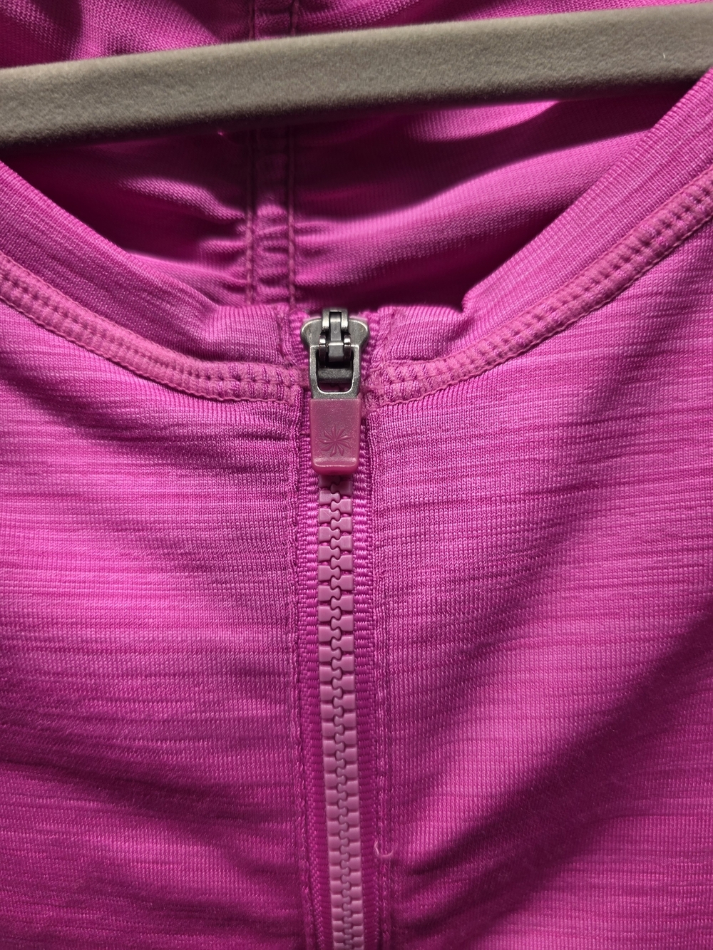Athleta Women's Long-Sleeve Half-Zip Top in Bright Magenta - Picture 5 of 7